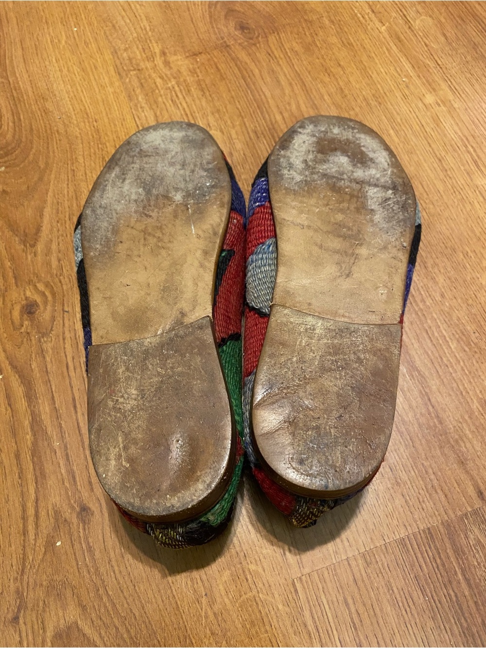 Hand-Made Turkish Multicolor Slip-On Flats Nomadic Looms - Picture 4 of 4